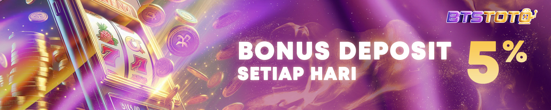 bonus deposit setiap hari 5%